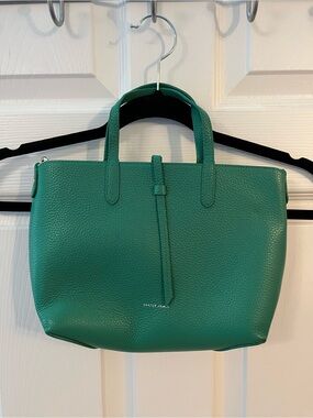 Draper James Green Leather Tote Handbag